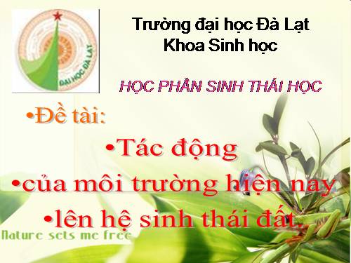 Sinh Thái học