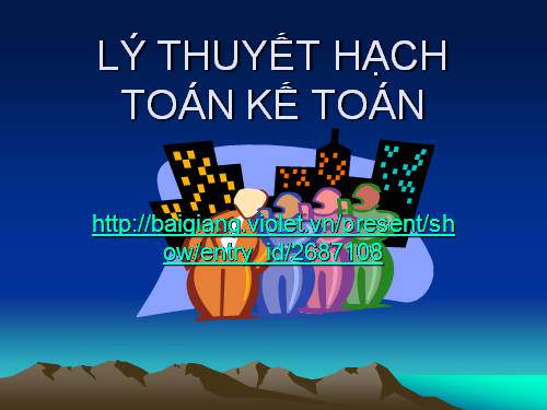 Toán học: LT hạch toán kế toán