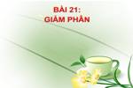 Bài 19. Giảm phân