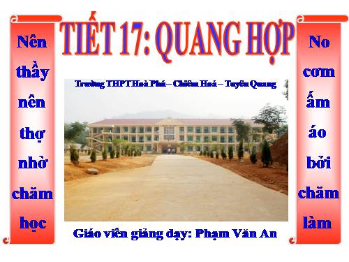 Bài 17. Quang hợp