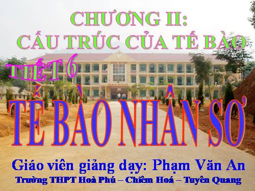 Bài 7. Tế bào nhân sơ