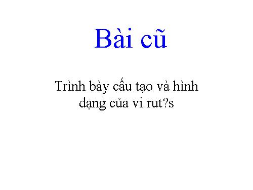 Bài 30. Sự nhân lên của virut trong tế bào chủ