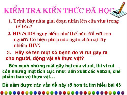 Bài 32. Bệnh truyền nhiễm và miễn dịch