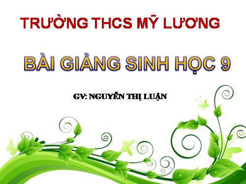 Bài 25. Thường biến