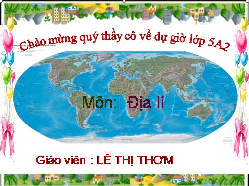 Bài 28. Các đại dương trên thế giới