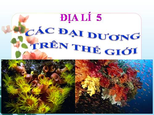 Bài 28. Các đại dương trên thế giới