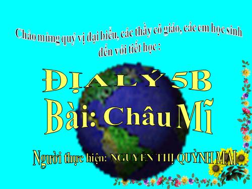 Bài 25. Châu Mĩ