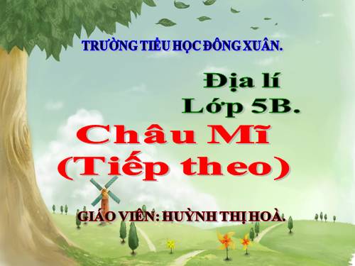 Bài 26. Châu Mĩ (tiếp theo)