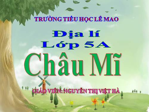 Bài 25. Châu Mĩ