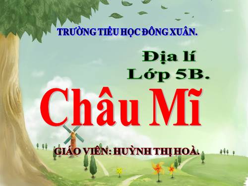 Bài 25. Châu Mĩ