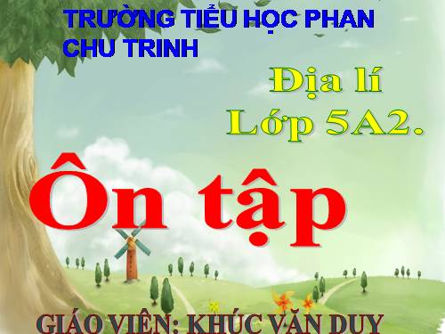 Bài 22. Ôn tập