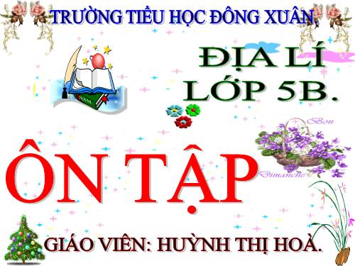 Bài 16. Ôn tập