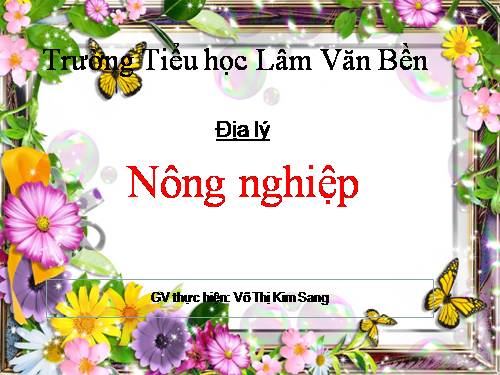 Bài 10. Nông nghiệp