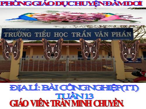 Bài 13. Công nghiệp (tiếp theo)