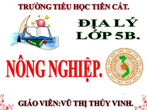 Bài 10. Nông nghiệp