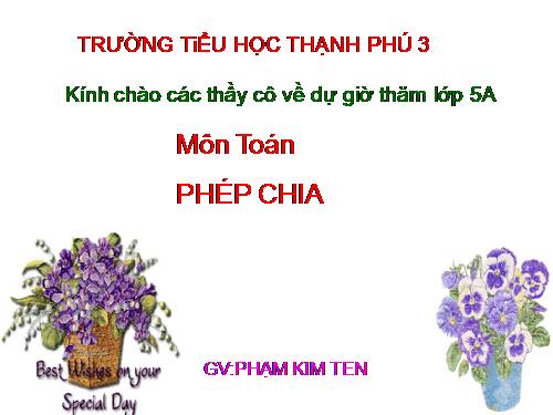 Phép chia