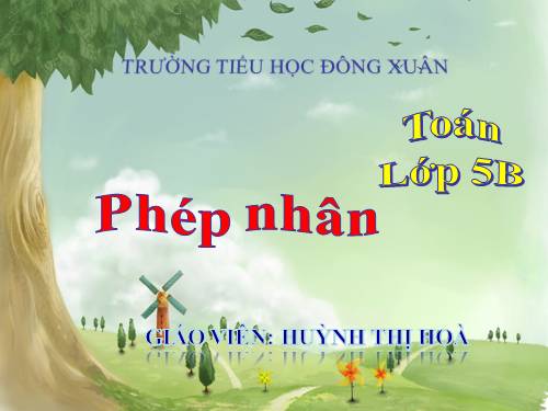 Phép nhân