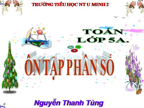 Ôn tập về phân số