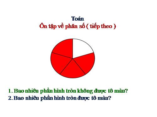 Ôn tập về phân số (tiếp theo)