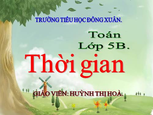 Thời gian