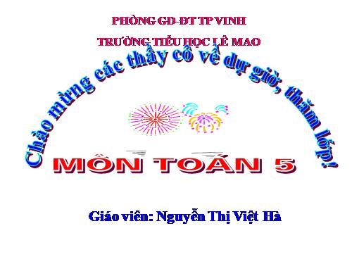 Chia số đo thời gian cho một số