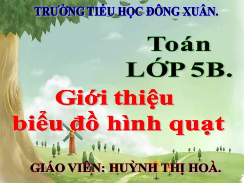 Giới thiệu biểu đồ hình quạt