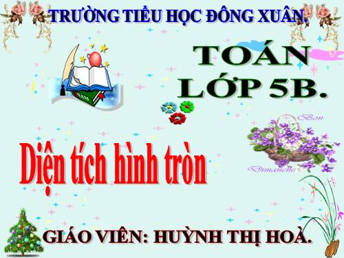 Diện tích hình tròn