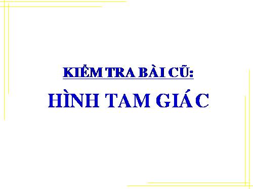 Diện tích hình tam giác