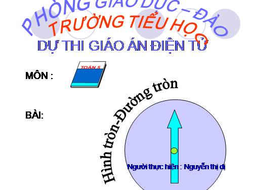 Hình tròn. Đường tròn