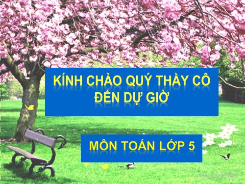 Chia một số thập phân cho một số thập phân