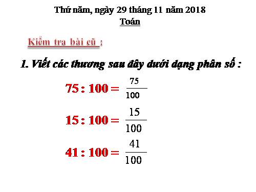 Tỉ số phần trăm