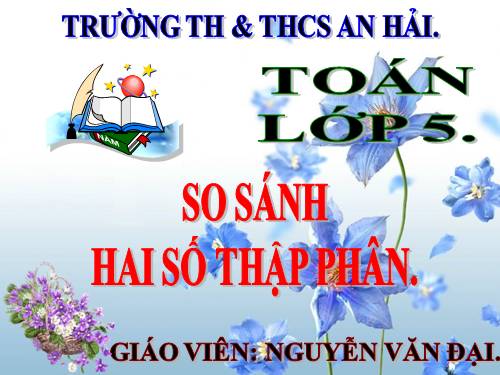 So sánh hai số thập phân