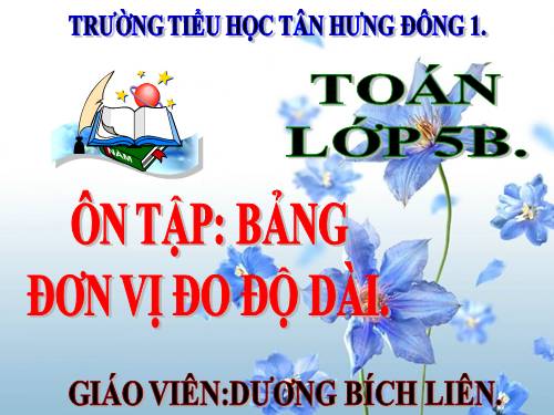 Ôn tập: Bảng đơn vị đo độ dài