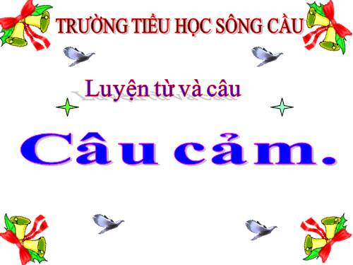 Tuần 30. Câu cảm