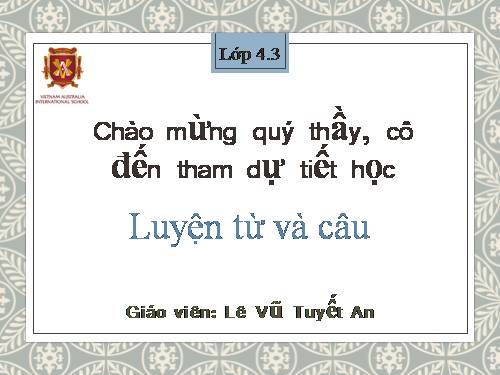 Tuần 24. Câu kể Ai là gì?