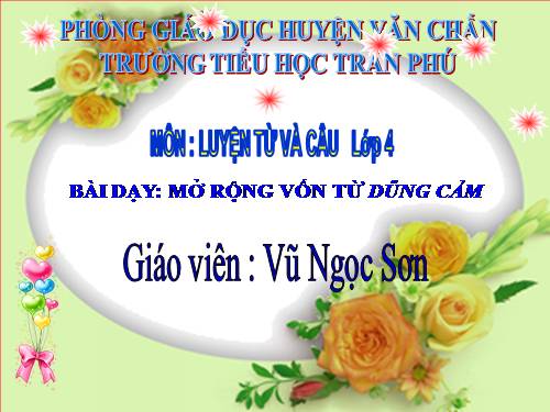 Tuần 25-26. MRVT: Dũng cảm