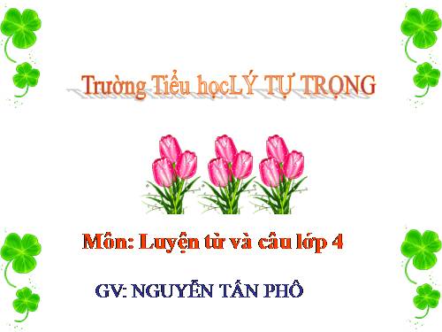 Tuần 23. Dấu gạch ngang