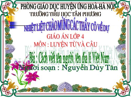 Tuần 2. Dấu hai chấm