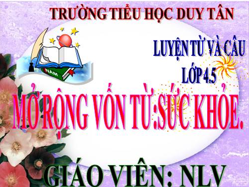 Tuần 20. MRVT: Sức khoẻ