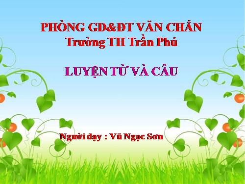 Tuần 22. Chủ ngữ trong câu kể Ai thế nào?