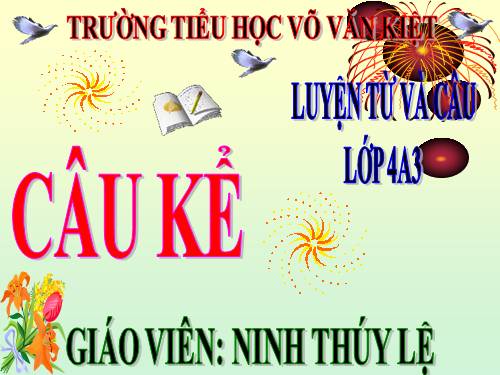 Tuần 16. Câu kể