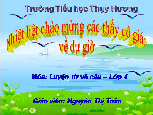 Tuần 14. Luyện tập về câu hỏi