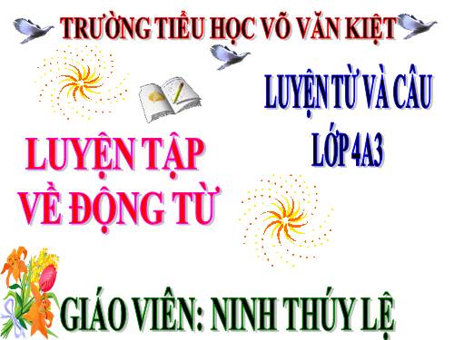 Tuần 11. Luyện tập về động từ