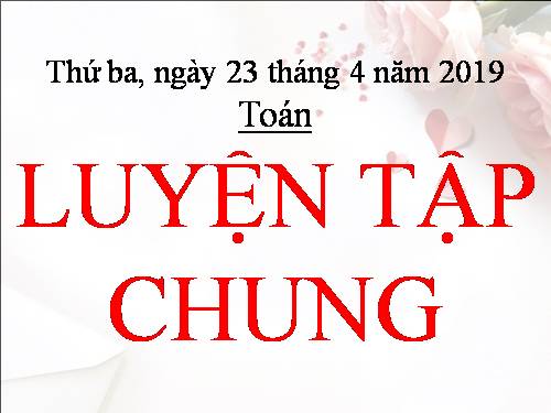 Luyện tập chung Trang 165