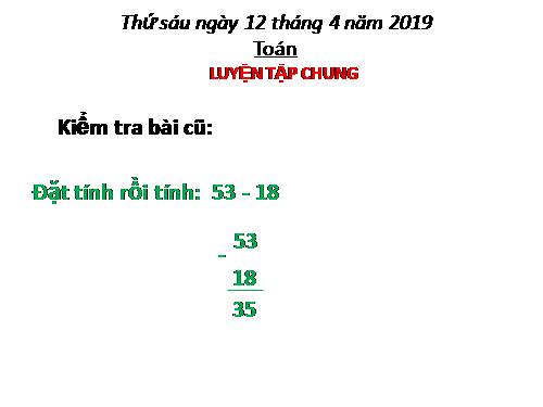 Luyện tập chung Trang 165