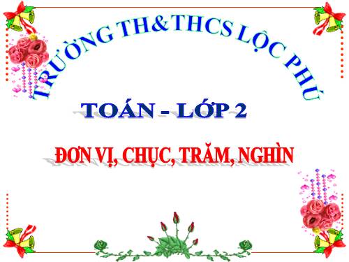 Đơn vị, chục, trăm, nghìn