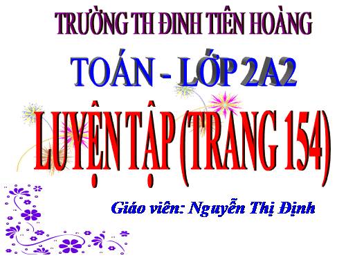 Luyện tập Trang 154