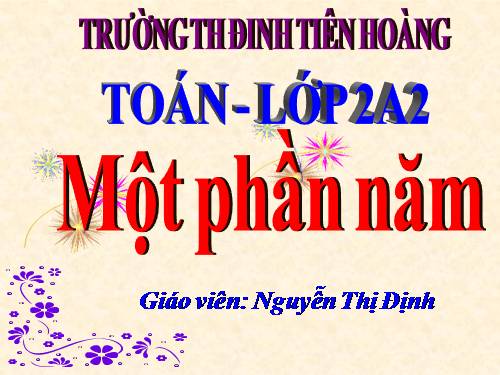 Một phần năm