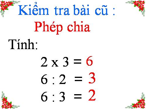 Bảng chia 2