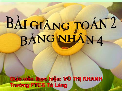 Bảng nhân 4